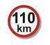 Retroreflexní bezpečnostní značka rychlosti Značka rychlosti retroreflexní 110 km/h