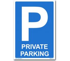 Bezpečnostní tabulky - Parkování - private parking