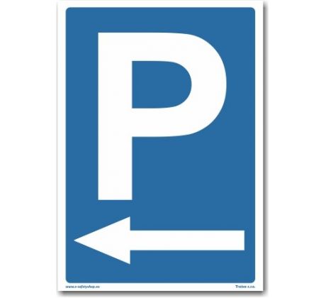 Bezpečnostní tabulky - Parkování vlevo