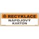 Tabulky - recyklace - Nápojový karton