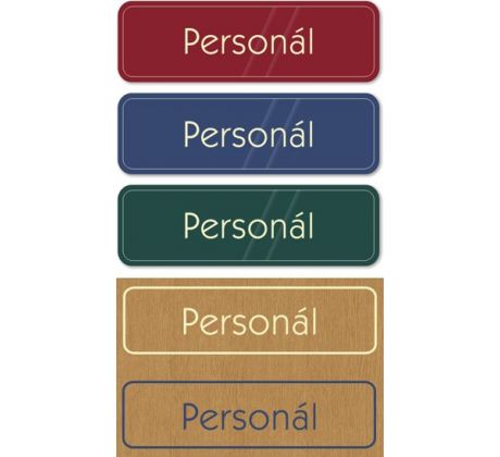 Personál - tabulka
