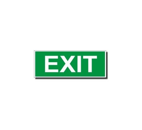 Exit - nad dveře - fotoluminiscenční FTL