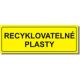 Tabulky - Tříděný odpad - Recyklovatelné plasty