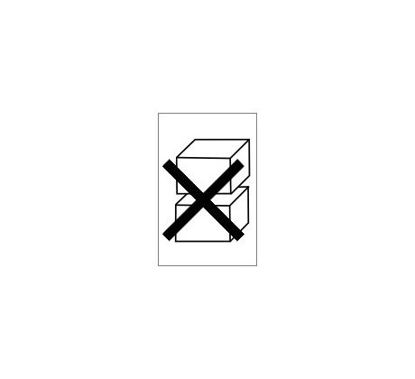 Značení obalů - Nestohovat / Do not stack - piktogram