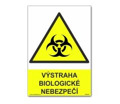 Bezpečnostní tabulka - Výstraha biologické nebezpečí