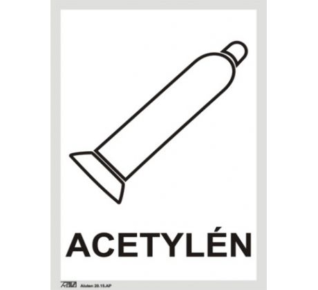 Bezpečnostní tabulky - Acetylén