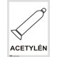 Bezpečnostní tabulky - Acetylén