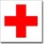 Lékárnička - samolepící červený kříž