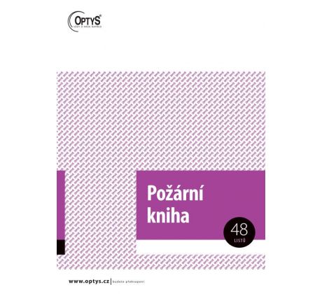 Požární kniha - 48 listů A4