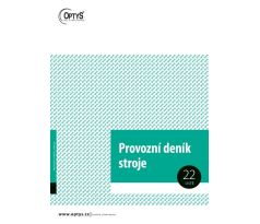 Provozní deník stroje A4