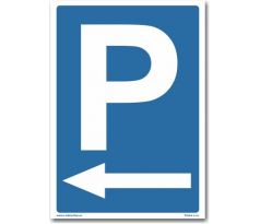Bezpečnostní tabulky - Parkování vlevo