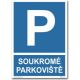 Bezpečnostní tabulky - Soukromé parkoviště