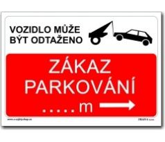 Zákaz parkování 4. - Bezpečnostní tabulky