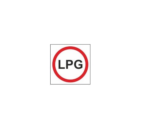 LPG - Bezpečnostní tabulka