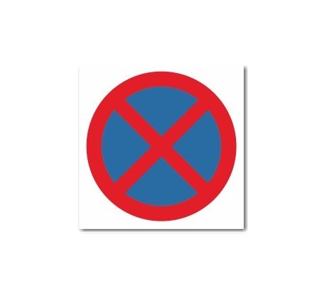 Zákaz zastavení - Bezpečnostní tabulka
