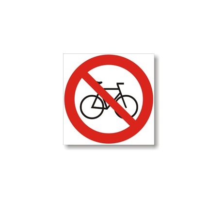 Bezpečnostní symbol - Zákaz vstupu s koly