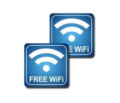 Informační tabulka - Wifi free