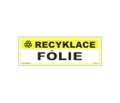 Tabulky - recyklace - Fólie