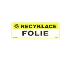 Tabulky - recyklace - Fólie