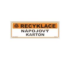Tabulky - recyklace - Nápojový karton