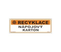 Tabulky - recyklace - Nápojový karton