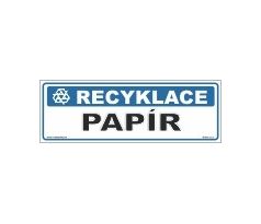 Tabulky - recyklace - Papír