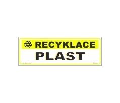 Tabulky - recyklace - Plast
