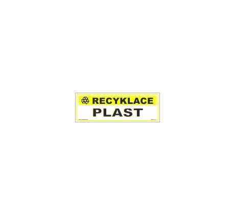 Tabulky - recyklace - Plast