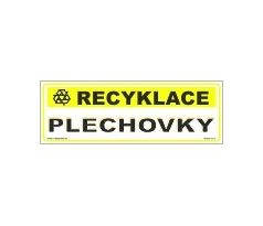 Tabulky - recyklace - Plechovky