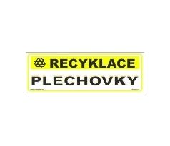 Tabulky - recyklace - Plechovky