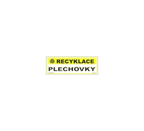 Tabulky - recyklace - Plechovky