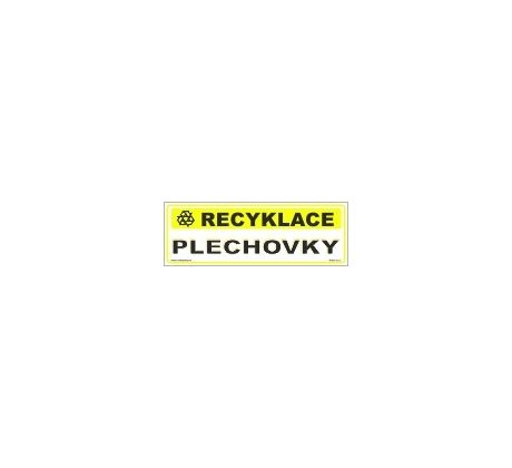 Tabulky - recyklace - Plechovky