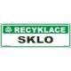 Tabulky - recyklace - Sklo