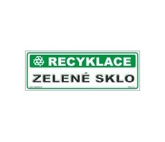 Tabulky - recyklace - Zelené sklo