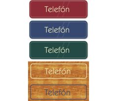 Telefón - tabulka