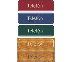 Telefón - tabulka