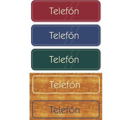 Telefón - tabulka