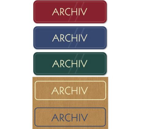 Archiv - tabulka
