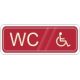 WC invalida - tabulka