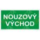 Nouzový východ - fotoluminiscenční FTL