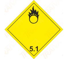Značení ADR - Látky podporující hoření č. 5.1
