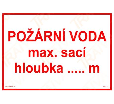 Požární voda