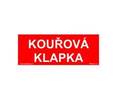 Bezpečnostní tabulky - Kouřová klapka (doplňkový text)