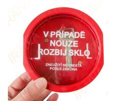 Náhradní sklíčko pro požární krabičku (plexisklo)