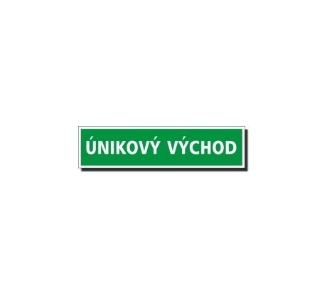 Únikový východ - malá - fotoluminiscenční FTL