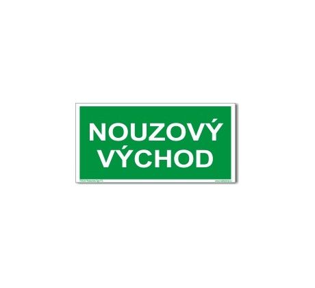 Nouzový východ - fotoluminiscenční FTL