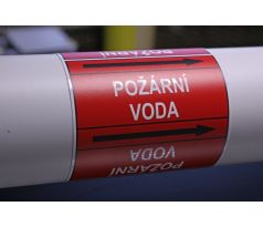 Páska na značení potrubí - POŽÁRNÍ VODA