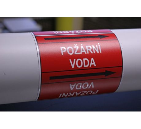 Páska na značení potrubí - POŽÁRNÍ VODA