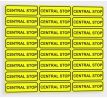 Bezpečnostní tabulky - Central stop - stop tlačítko