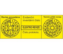 Označení revize spotřebičů